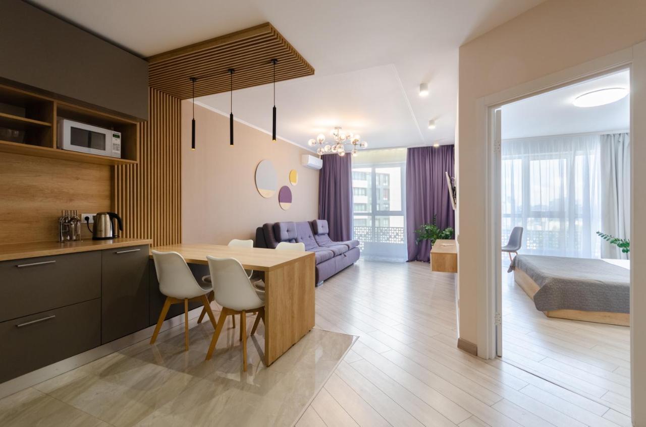 Petrovdom 41B-59B-90B-77B Stunning City View Apartments At Rc Kvartet, Central Railway Station Kiev Bagian luar foto