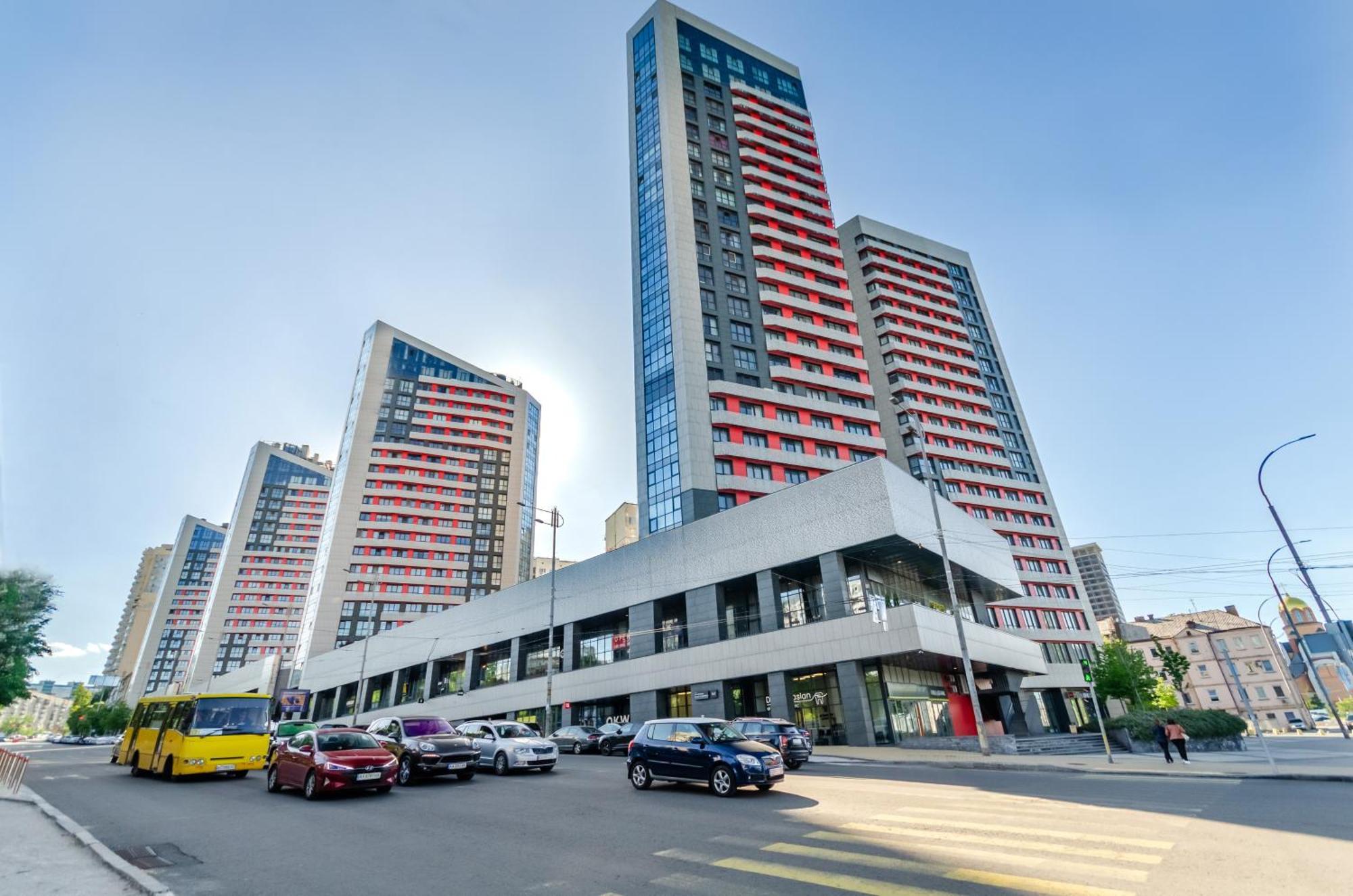 Petrovdom 41B-59B-90B-77B Stunning City View Apartments At Rc Kvartet, Central Railway Station Kiev Bagian luar foto